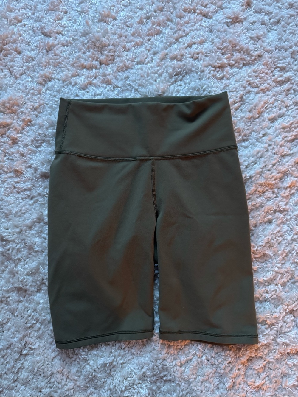 Fabletics Olive High-Rise Bike Shorts